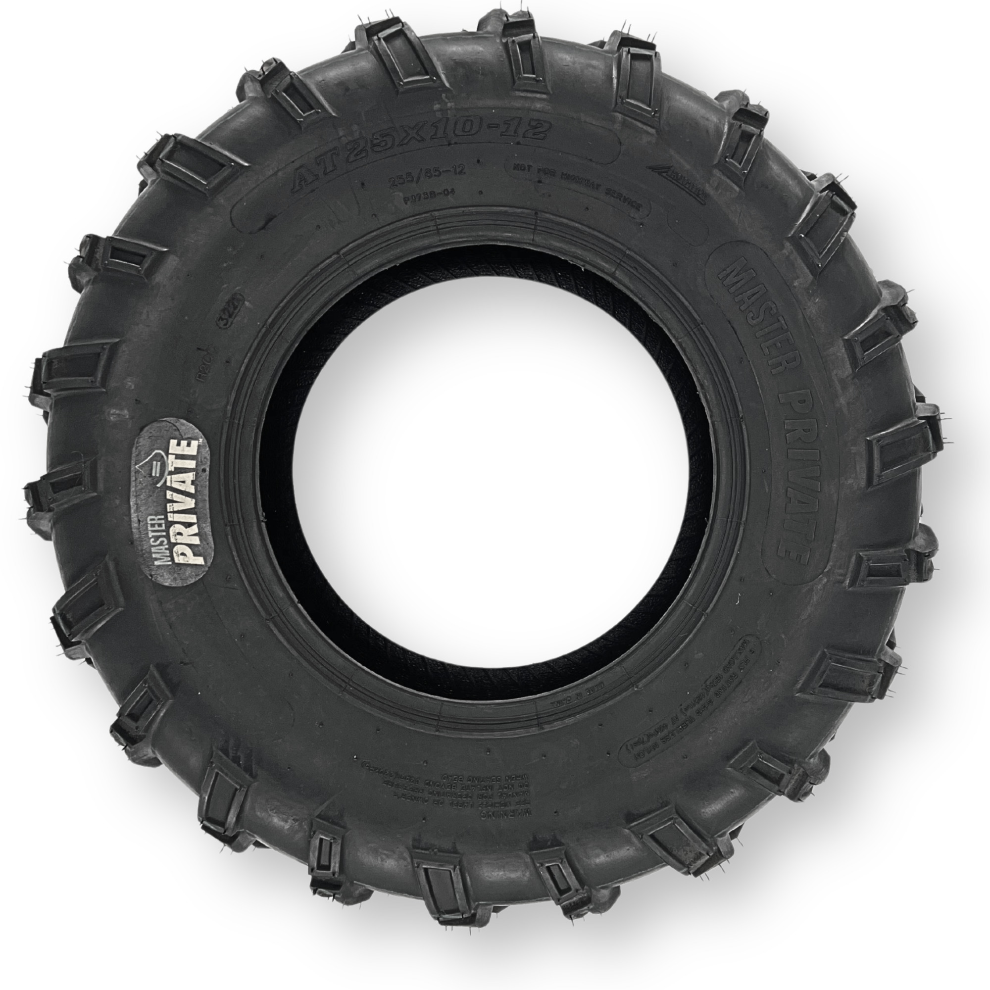 MASTER Private Front ATV/UTV Tire, 25 x 10.00-12, Model# 541225